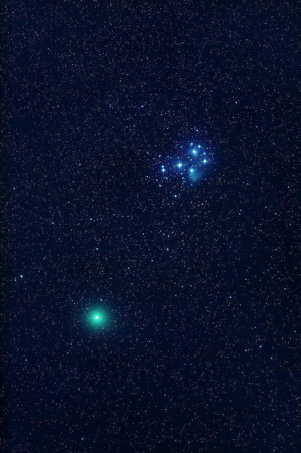 Comet Wirtanen 46p Passing Photograph by Alan Dyer