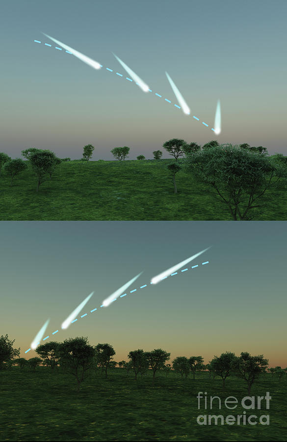 Comets At Dusk And Dawn Photograph by Tim Brown/science Photo Library