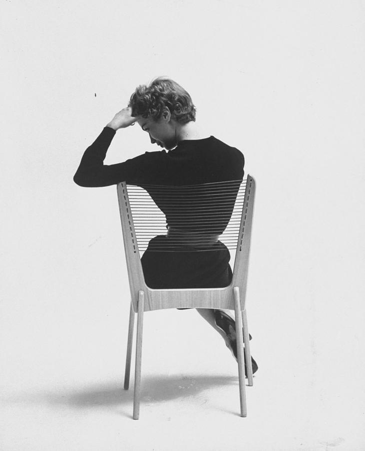 Comfort Of Chair Comes From Fact That Is Photograph by Yale Joel Comfort Of Chair Comes From Fact That Is Photograph by Yale Joel