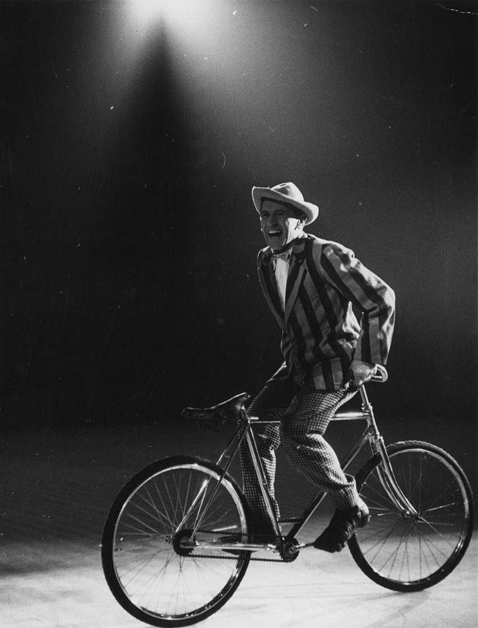 Comic Cyclist Photograph by Thurston Hopkins