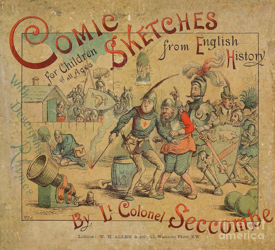 Comic Sketches From English History Drawing by Print Collector
