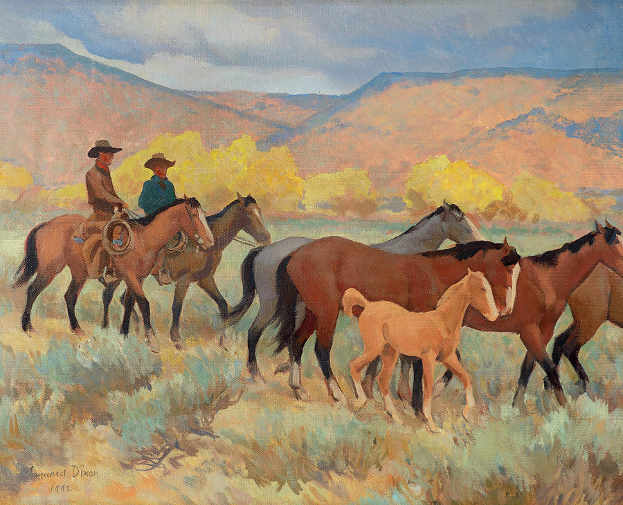 Coming Home, 1942 Painting by Maynard Dixon - Fine Art America