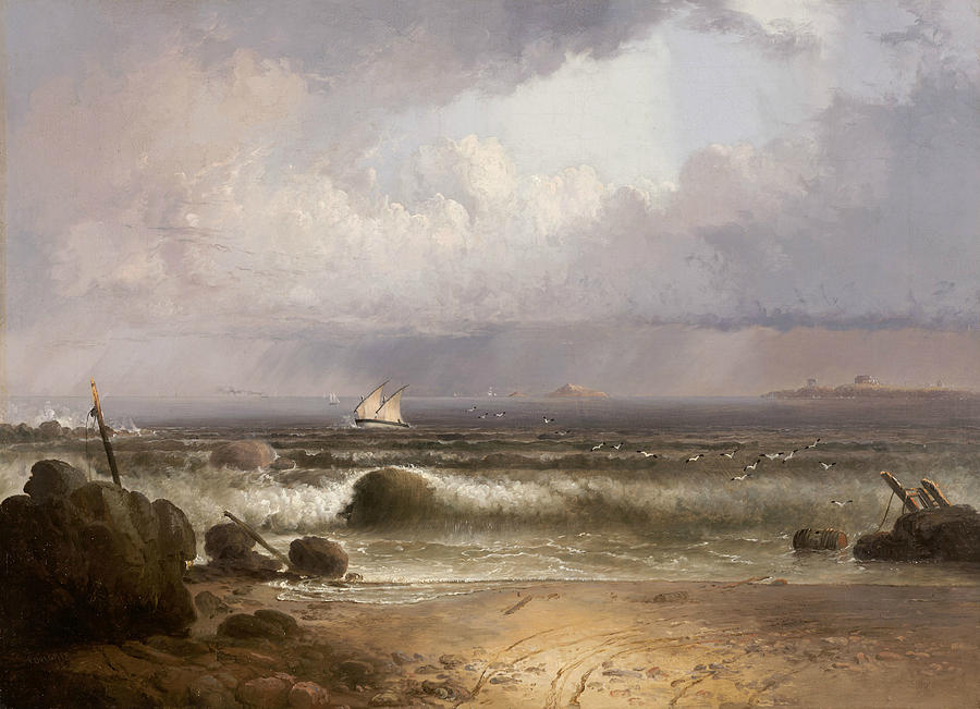 Coming Squall Painting by Thomas Doughty