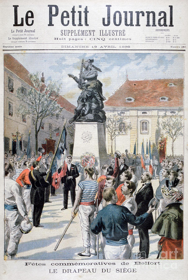 Commemoration Of The Siege Of Belfort Drawing by Print Collector