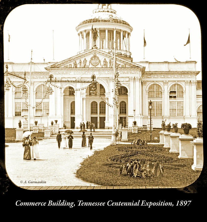 Commerce Building, Tennessee Centennial Exposition, 1897 Photograph by A Macarthur Gurmankin