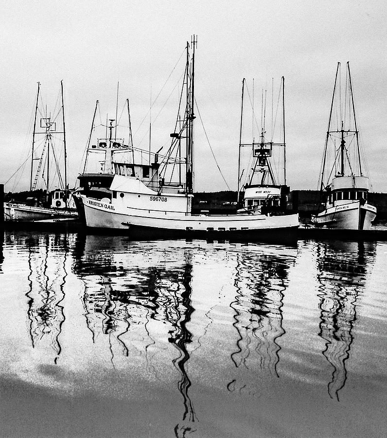 Commercial Fishing Boats at Dock Photograph by S Katz