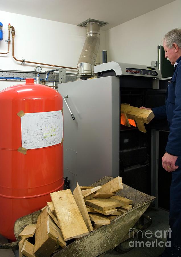 Commercial Wood-fuelled Boiler Photograph by Paul Rapson/science Photo Library