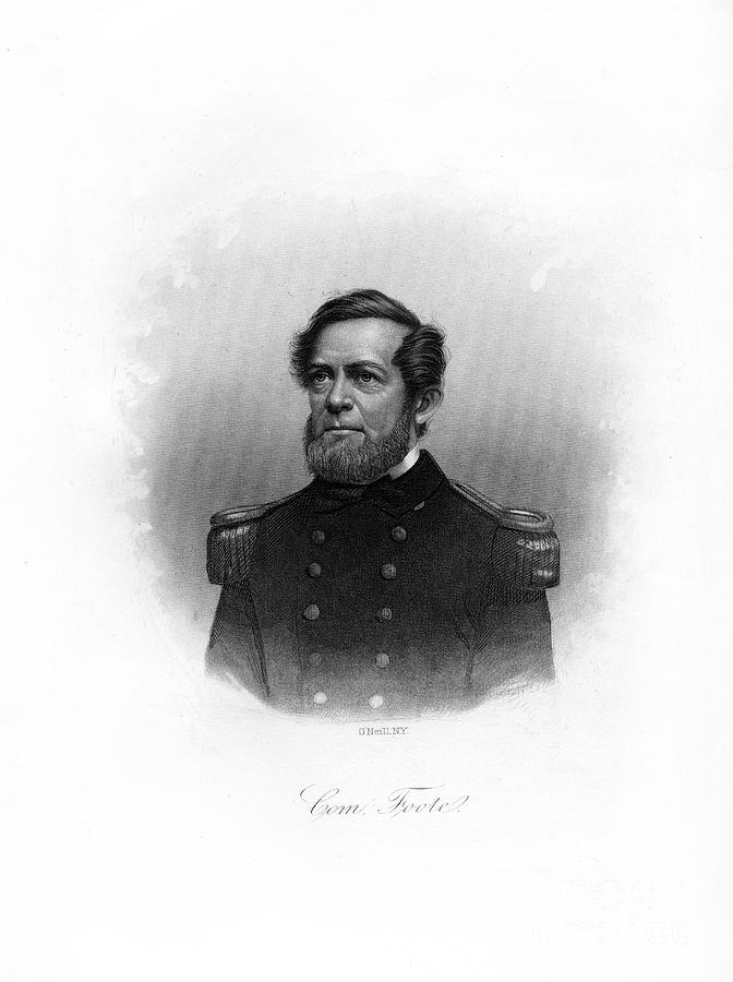 Commodore Andrew Hull Foote, American Drawing by Print Collector
