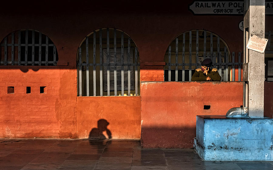 Communication In Light & Shadow Photograph by Souvik Banerjee