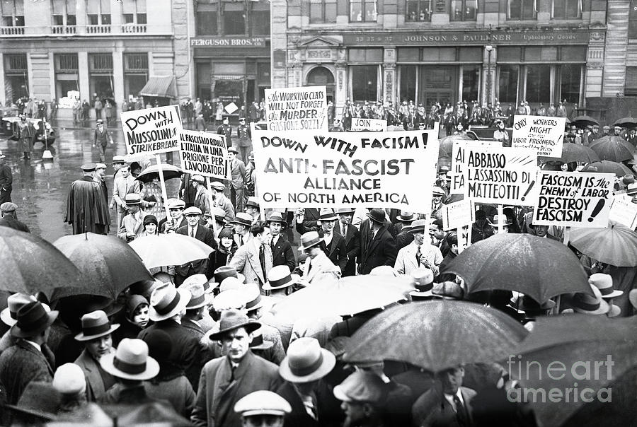 Communists Holding May Day Demonstration Photograph by Bettmann