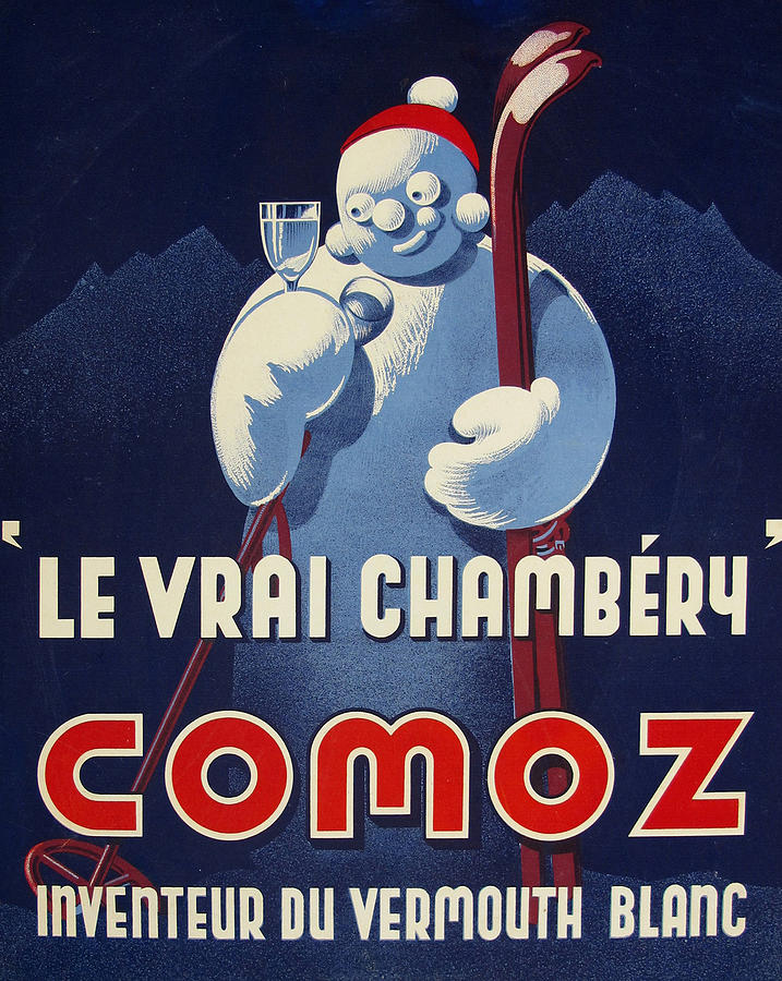 Comoz - Le Vrai Chambery Painting by A. Mulcey