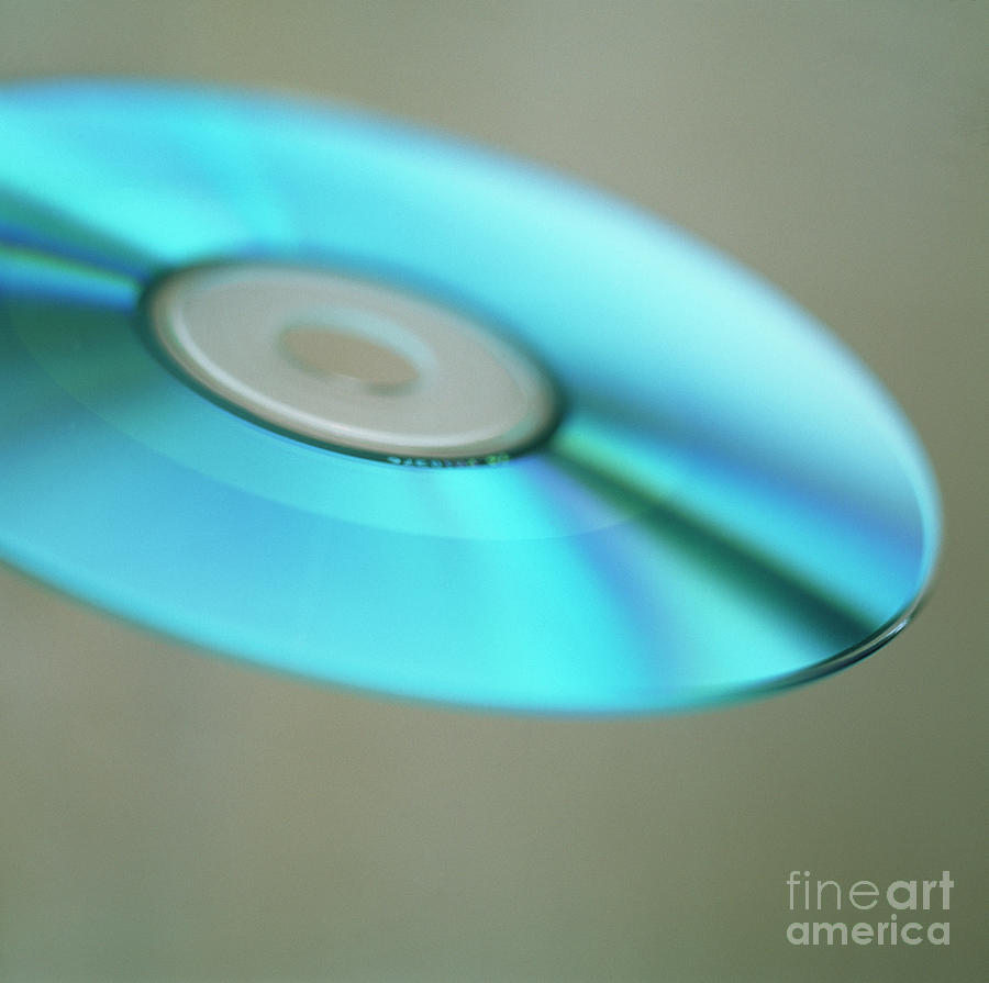 Compact Disc Photograph by John Heseltine/science Photo Library