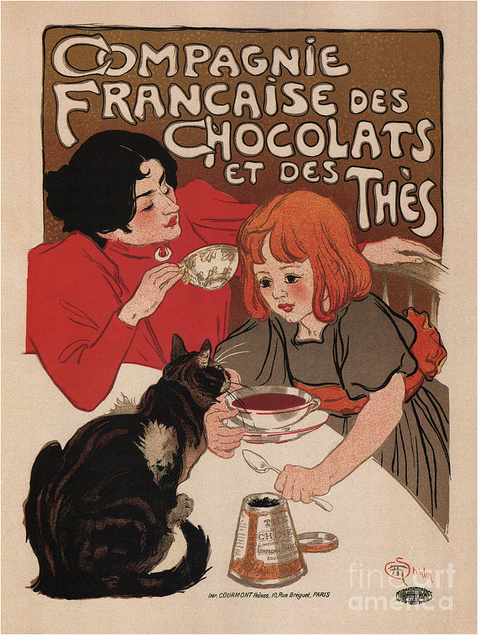 Compagnie Française Des Chocolate Et Drawing by Heritage Images