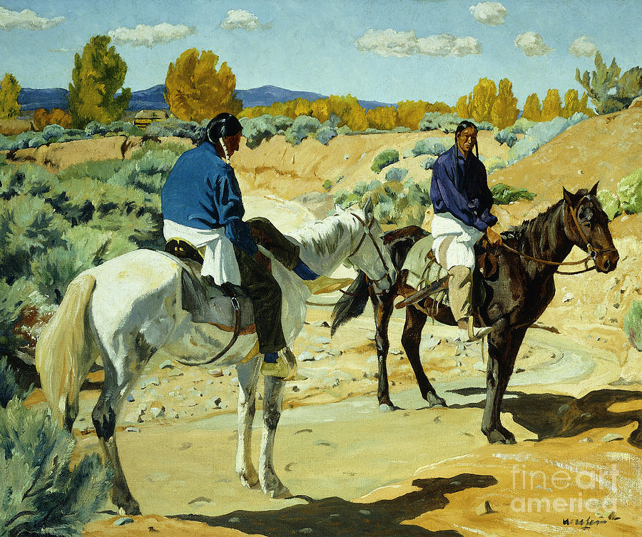 Companions Painting by Walter Ufer