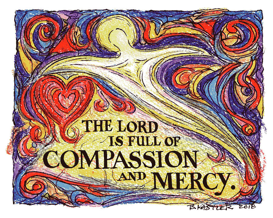 Compassion and Mercy Drawing by Brent Kastler Pixels