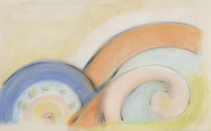 Composition Painting by Morton Livingston Schamberg Composition Painting by Morton Livingston Schamberg