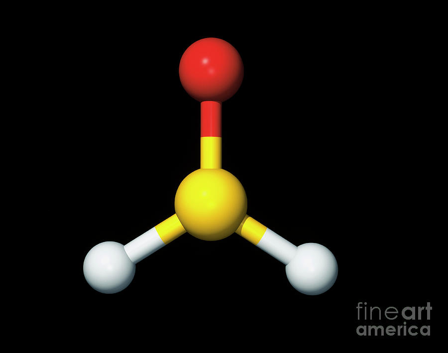 Computer Graphic Of A Molecule Of Methanal Photograph by Prof. K.seddon & Dr. T.evans, Queens University Belfast/science Photo Library