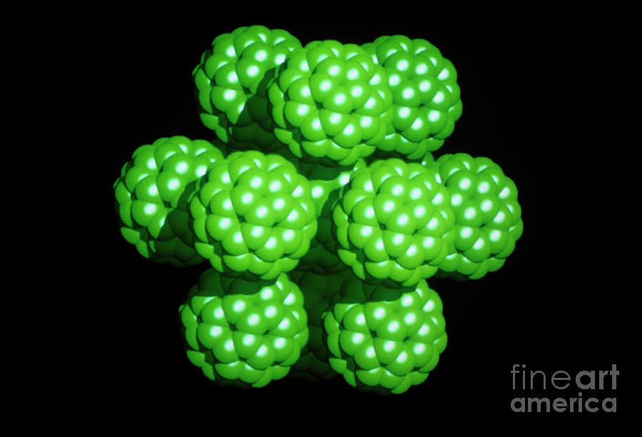 Computer Graphics Of Buckminsterfullerene Photograph by Clive Freeman, The Royal Institution/science Photo Library