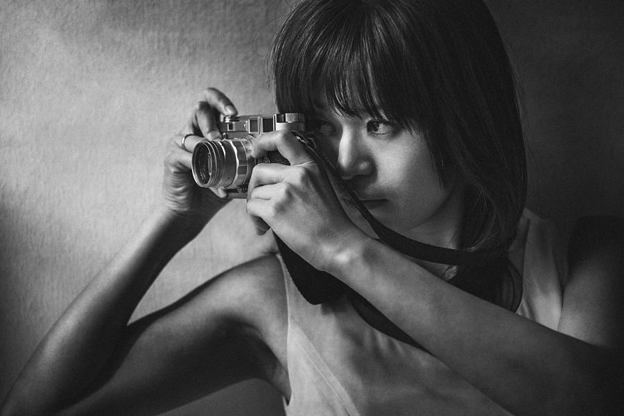 Portrait Photograph - Concentration by Eiji Yamamoto