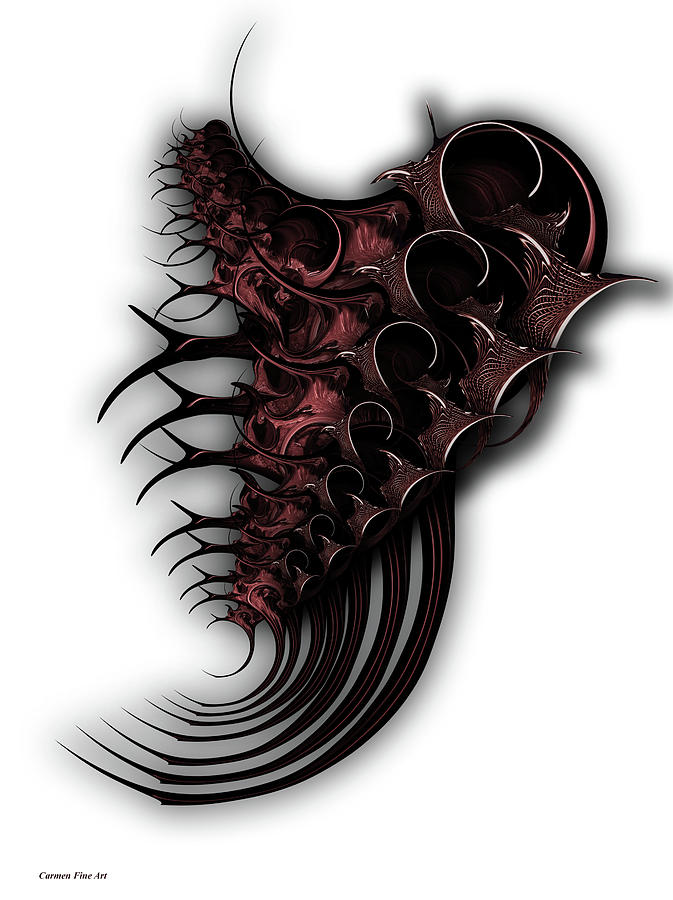 Abstract Impression Digital Art - Concept and Sadness by Carmen Fine Art Abstract Impression Digital Art - Concept and Sadness by Carmen Fine Art