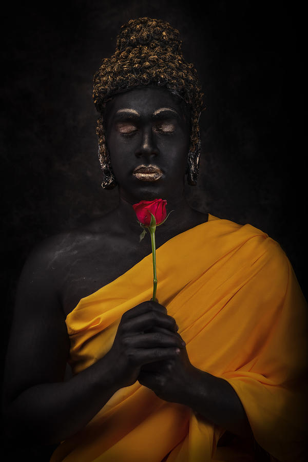 Conceptual Buddha Art Photograph by Nilendu Banerjee