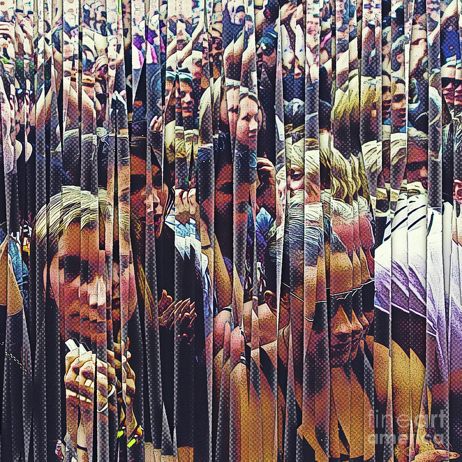 Concert People Digital Art by Phil Perkins