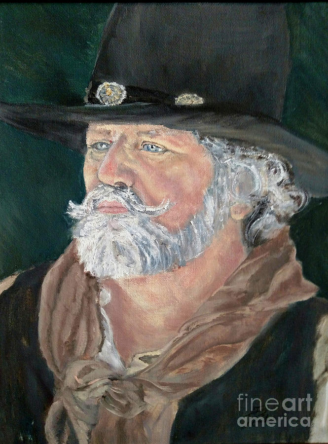 Concho Painting by CJ  Rider