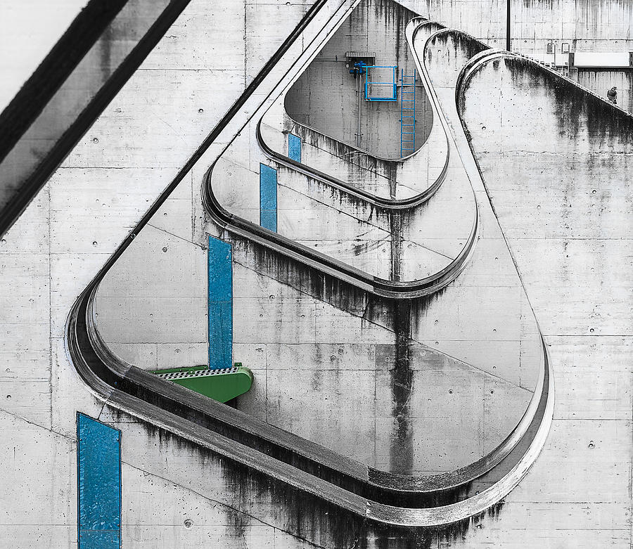 Architecture Photograph - Concrete Curves by Martin Kucera Afiap