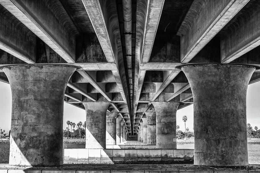 Black And White Photograph - Concrete Forms by Joseph S Giacalone
