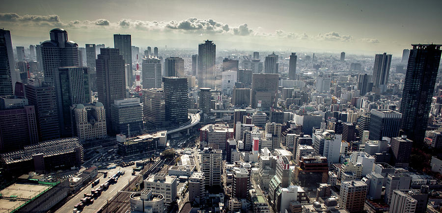 Concrete Jungle, Osaka Photograph by Jjgj