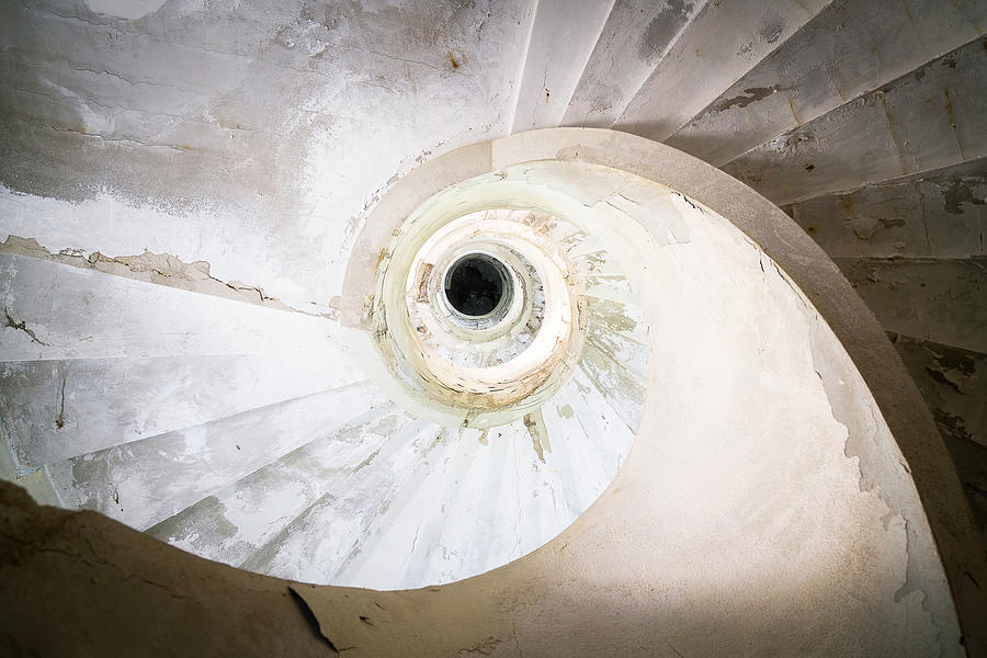 Concrete Spiral Stairs Photograph by Roman Robroek