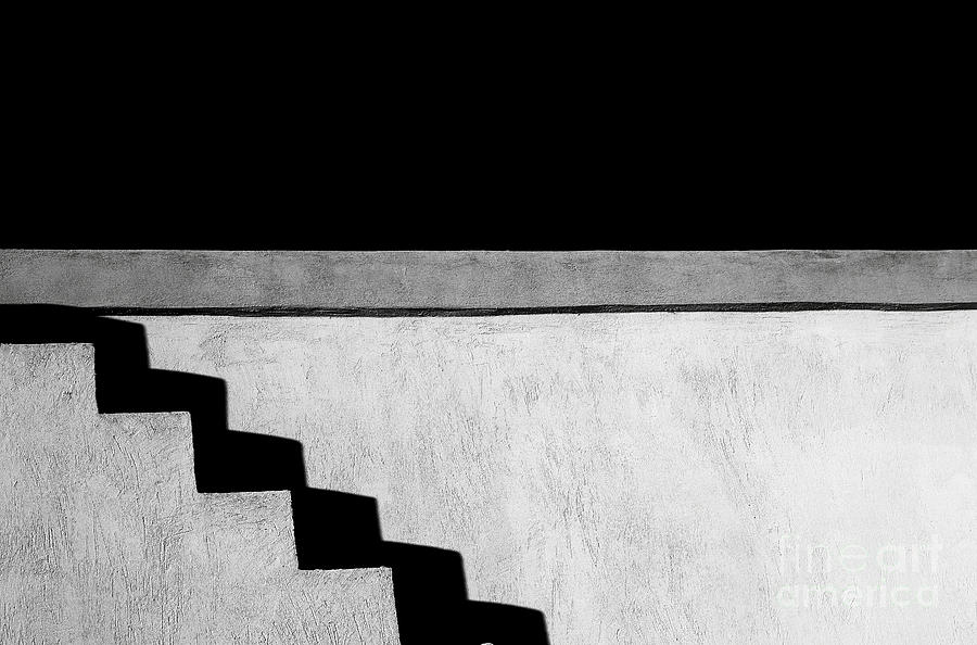 Concrete Steps And Shadow, Puglia, Italy Photograph by Giuliana Angelucci