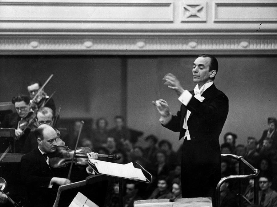 Conducting Halle Photograph by Erich Auerbach