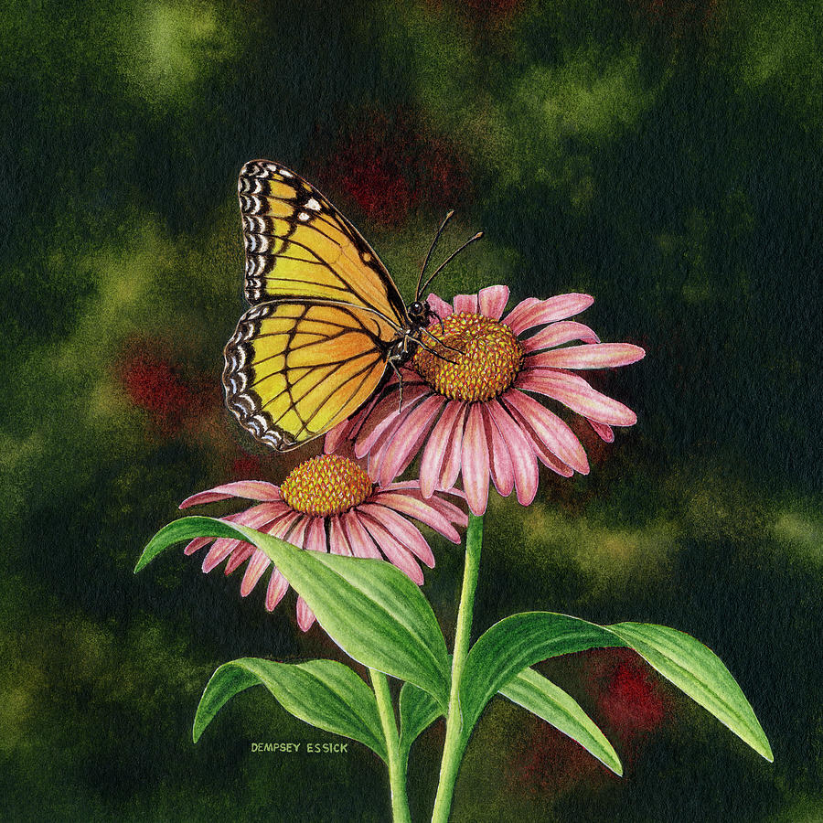 Coneflower Painting - Coneflower Of Choice 1 by Dempsey Essick