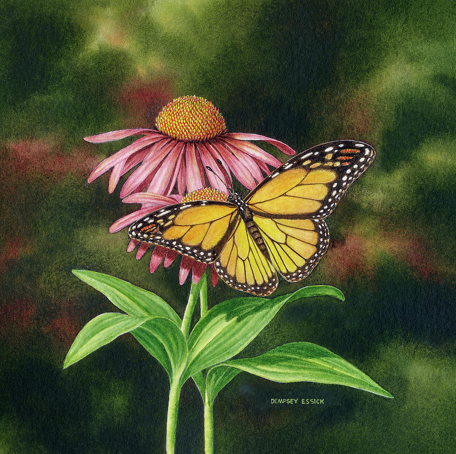 Coneflower Painting - Coneflower Of Choice 2 by Dempsey Essick