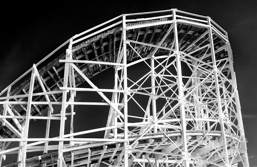 Coney Island Cyclone Photograph by John Rizzuto - Fine Art America