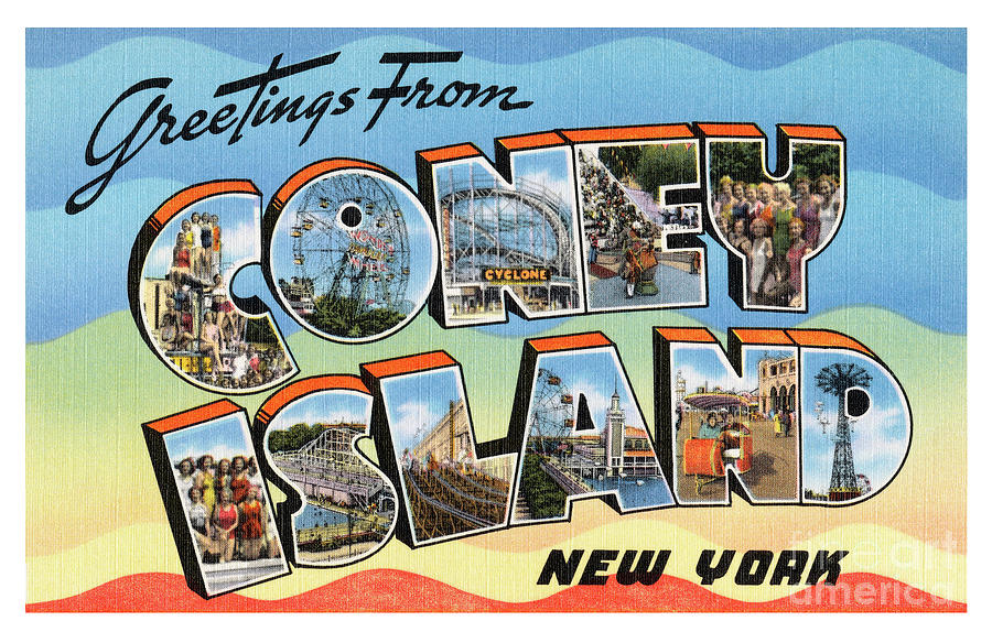 Coney Island Greetings - Version 2 Photograph by Mark Miller
