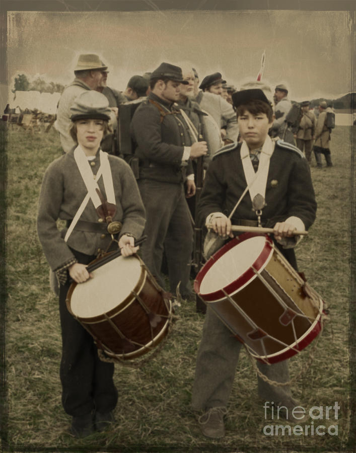 confederate-drummer-boys-civil-war-reenators-2014-photograph-by-craig