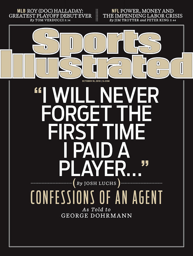 Confessions Of An Agent Sports Illustrated Cover Photograph by Sports Illustrated