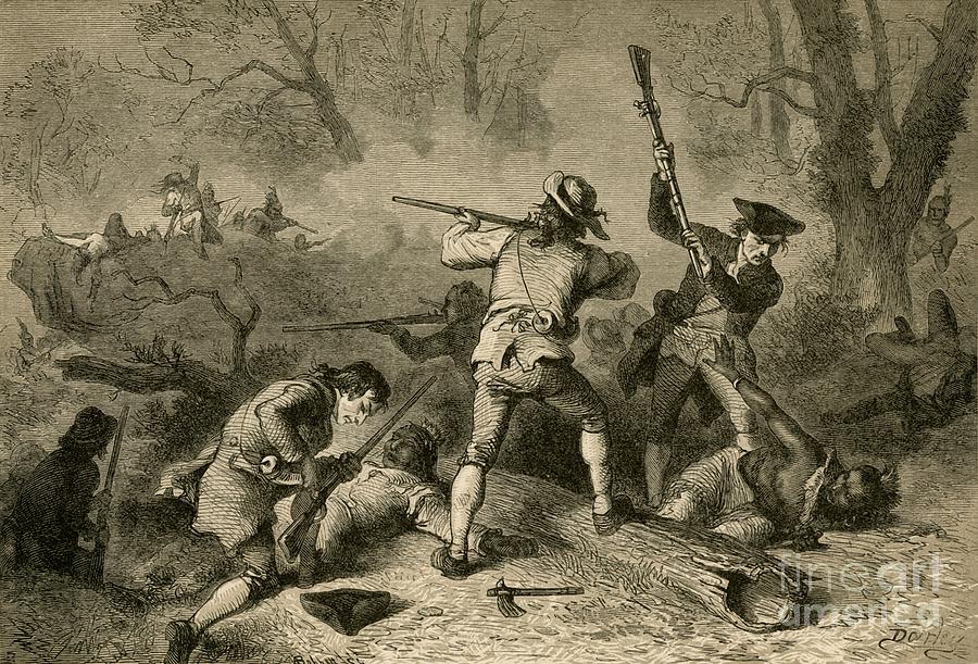 Conflict With The Indians Drawing by Print Collector Conflict With The Indians Drawing by Print Collector