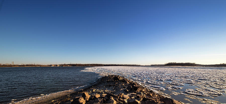 Confluence Point Ice Photograph by Morey Gers - Fine Art America