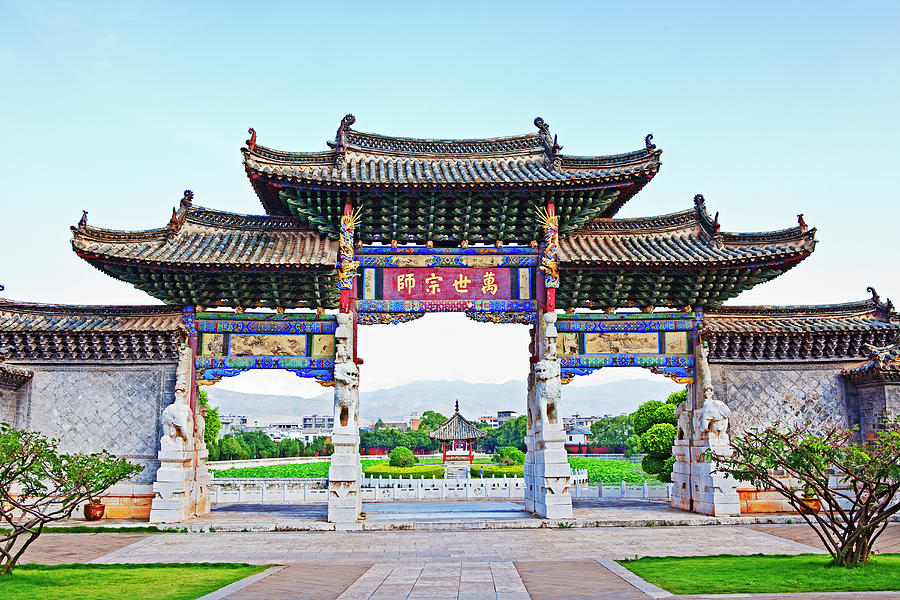 Confucius Temple, Jianshui, Yunnan Photograph by John W Banagan