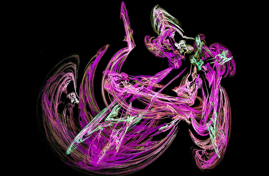 Confused Crescent Fractal Art  Digital Art by Don Northup