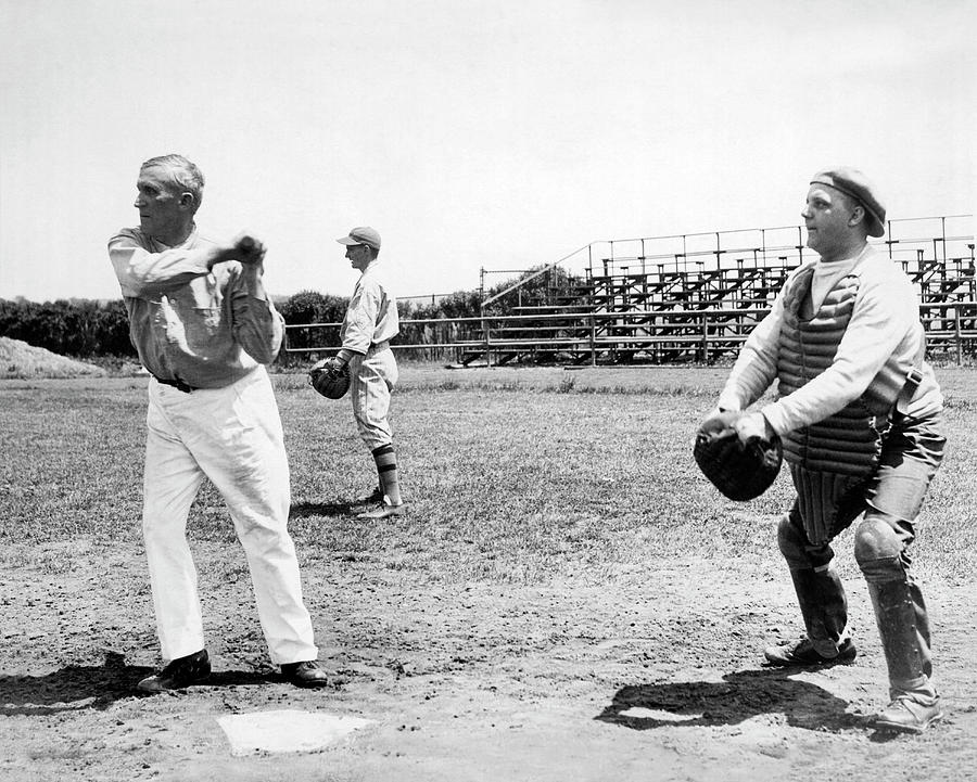 Congressional Baseball Photograph by Underwood Archives