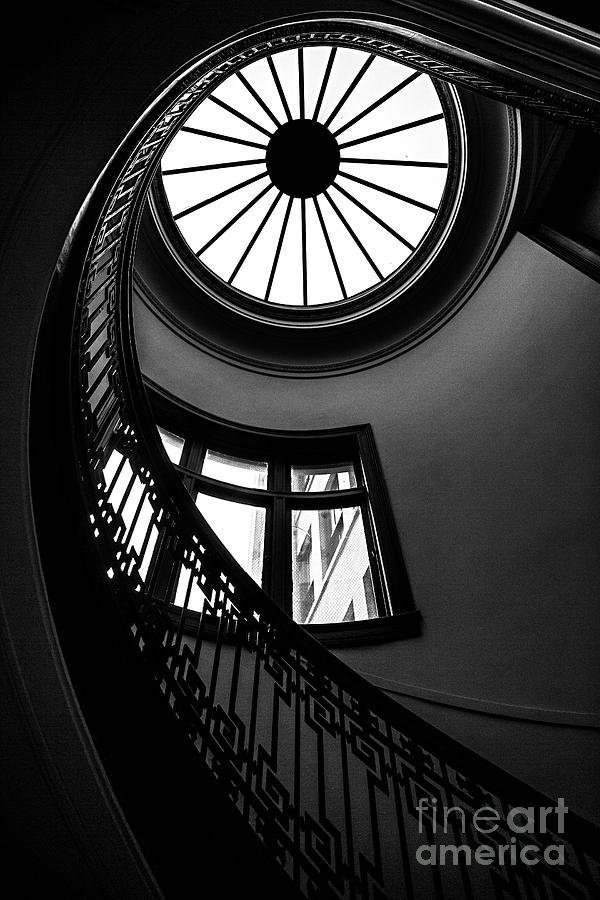 Conical Shaped Old Spiral Staircase Photograph by Jasondoiy