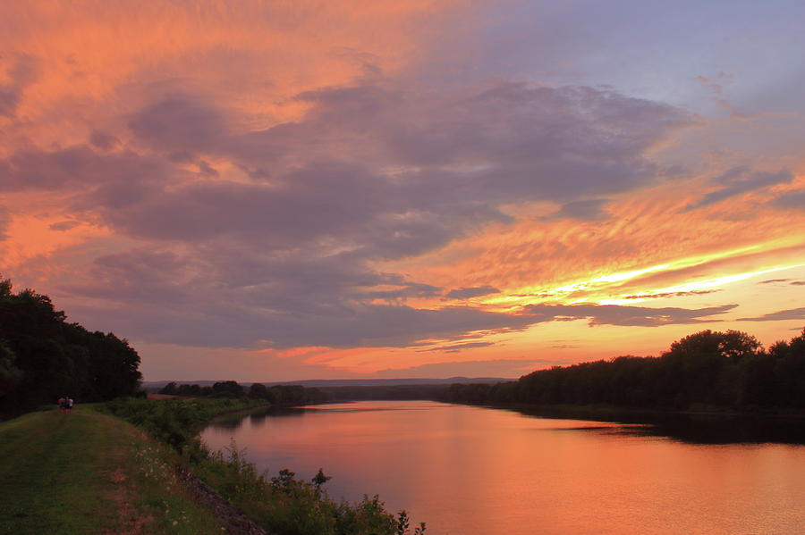 Connecticut River Sunset After Storm Photograph
