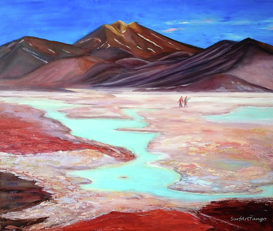 Connecting four countries. Atacama. by SurfArtTango Marina Lisovaya Connecting four countries. Atacama. by SurfArtTango Marina Lisovaya