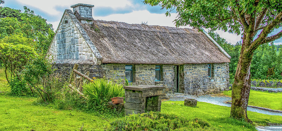 Connemara Cottage Photograph by Marcy Wielfaert