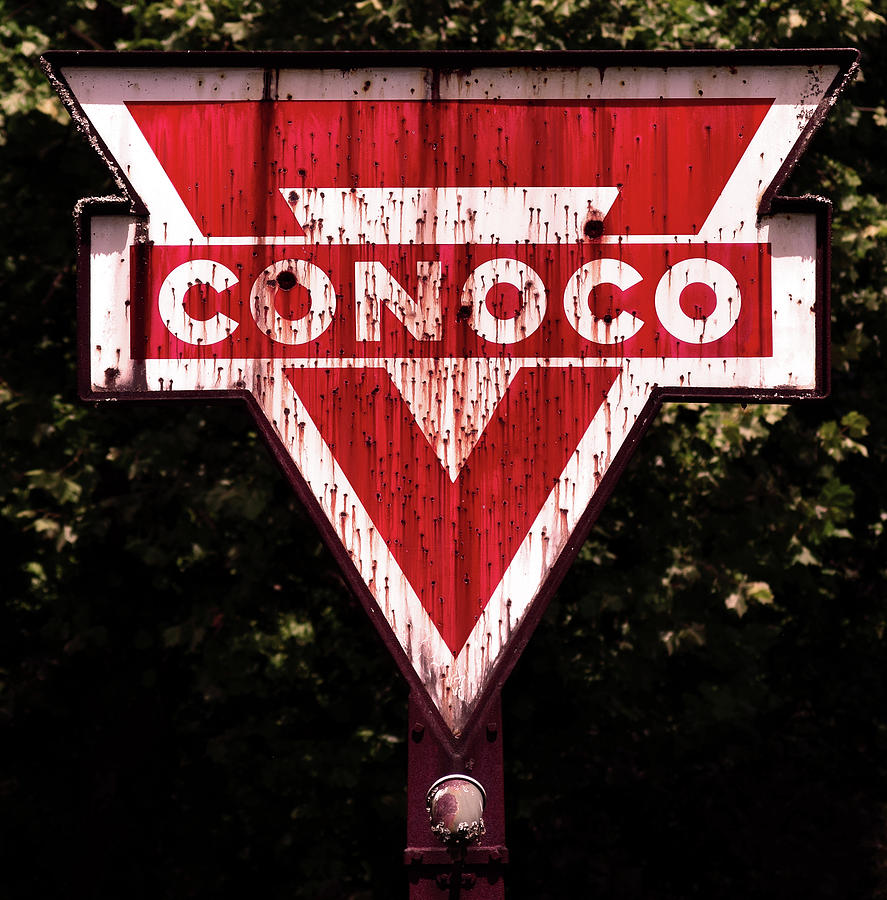 Vintage Photograph - Conoco by Pat Turner