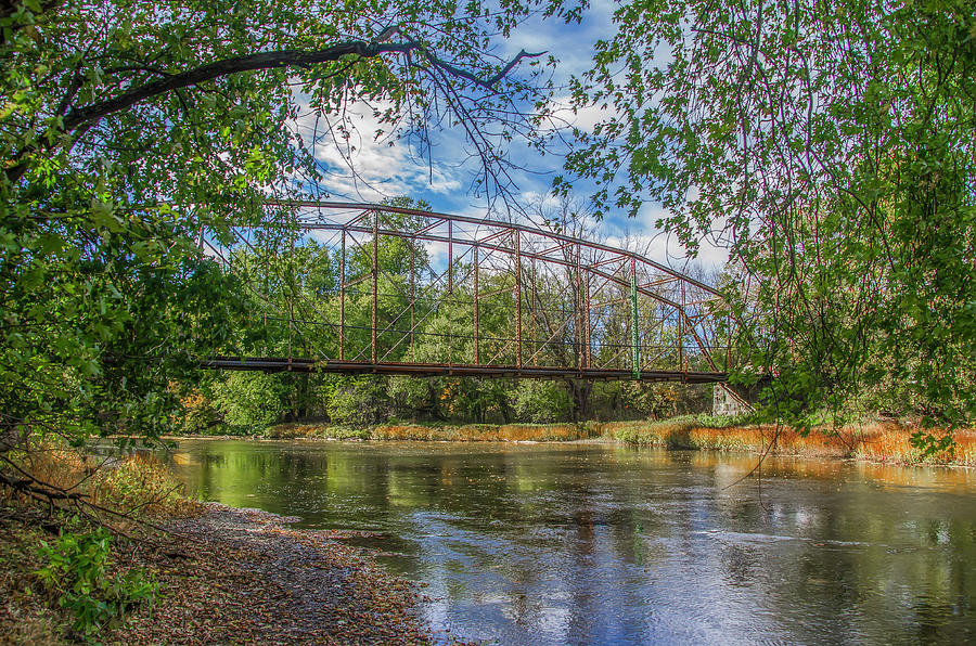 Conodoguine Creek - Wolfs Bridge - Carlisle Pa Photograph by Bill Cannon
